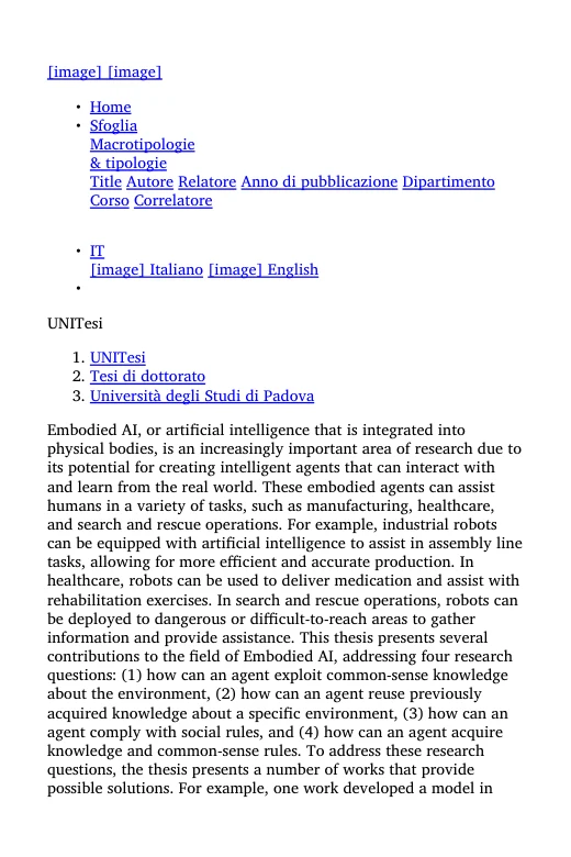 Figure from Embodied AI with Common-Sense